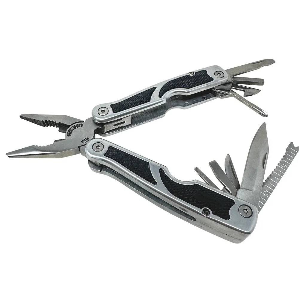 Protocol Stainless Steel MultiTool Pliers Knife Saw Nylon Sheath EDC Utility Kit
